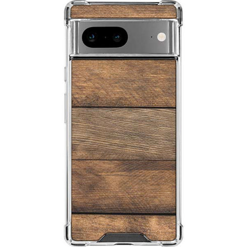 Early American Wood Planks Google Pixel 8 Clear Case
